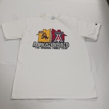 Champion RN#49314 HOUSE DEVIDED Men's White Short Sleeve Graphic T-Shirt Size L image 8