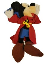 Vintage Walt Disney Fantasia Mickey Mouse Plush Stuffed Toy Sorcerer Plu... - $23.66