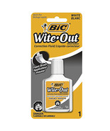 BIC WHITE OUT correction fluid quick dry foam brush .7 fl oz - €5,36 EUR