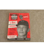 Baseball Digest Don Hoak, Cinn Redlegs, Duke Maas, Ed Bouchee, Boyd July 1957  - $16.75