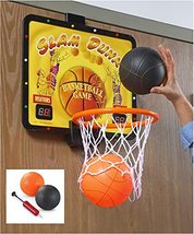 Slam Dunk Electronic Basketball Game, Automatic LED Score Keeper, Includes 2 Bas - £23.58 GBP