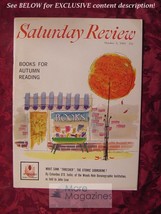 Saturday Review October 5 1963 Fall Books Stephen Spender - £6.88 GBP