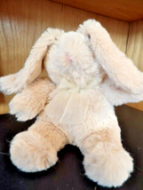 Animal Adventure Soft Beige Long Ear Floppy Bunny Rabbit Stuffed Animal Toy - $10.39
