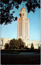 Nebraska State Capitol Lincoln Nebraska Postcard - £16.39 GBP