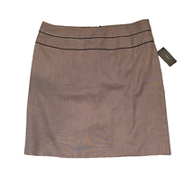 Robert Louis Skirt Plus Size 16 Brown Tan Lined Stretch 38&quot; Waist Womens... - $19.79