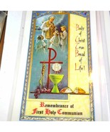 4 laminated cards of the Remembrance of Your First Holy Communion~prayer... - $32.49 CAD