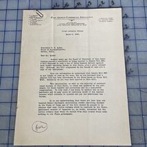 Antique Letter 1935 Port Arthur Commercial Association Texas Ephemera - $31.45 CAD