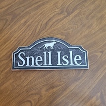 Snell Isle Wall Plaque, Paper on Wood Wall Sign - £11.99 GBP