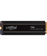 Crucial - T500 1TB Internal SSD PCIe Gen 4x4 NVMe M.2 with Heatsink for PS5 - £125.80 GBP