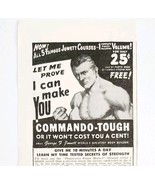 1948 George Jowett Commando Tough Muscles Advertisement Bodybuilding E2J3 - $19.99