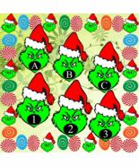 ABC and 123 Grinch T4-Digital ClipArt-Fonts-Art Clip-Gift Tag-Notebook-H... - $37.50 MXN