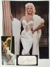 Jayne Mansfield Signed Autographed Vintage Card 8.5x11 Display - Lifetim... - $199.99