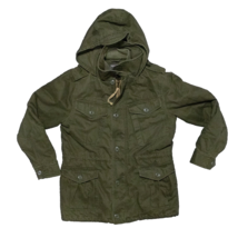 Abercrombie Fitch Jacket Womens Small Green Hooded Jacket - $43.60