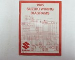 1985 Suzuki Moto F Modelli Cablaggio Diagrammi Manuale 99923-13851 Fabbr... - $24.98
