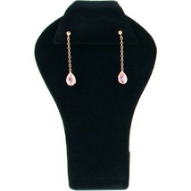 Black Velvet Earring Display Jewelry Showcase Stand Set - £6.43 GBP