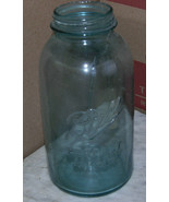 Vintage Blue Ball Perfect Mason Half Gallon #8 Jar Canning Kitchen - £11.76 GBP