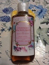 Bath and Body Works STRAWBERRY SNOWFLAKES Fragrance Body Wash  10 floz - $9.75 CAD