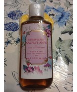 Bath and Body Works STRAWBERRY SNOWFLAKES Fragrance Body Wash  10 floz - $128.72 MXN