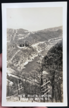VTG 1924-1949 AZO RPPC New River Canyon from US Roue 60 WV Real Photo Postcard - £9.74 GBP