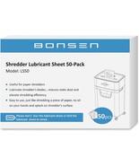 Paper Shredder Sharpening Lubricant Sheets Pack of 50 - £31.60 GBP