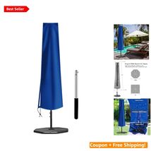 Waterproof Oxford Fabric Umbrella Cover for 9-12ft Patio Umbrellas - $44.50