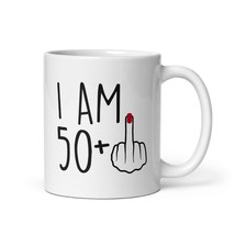 Funny 51Year Old Gift Coffee Mug, I Am 50Plus 1 Middle Finger For A 51th Birthda - £13.58 GBP+