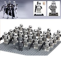 21pcs/set Star Wars Captain Phasma And Stormtroopers Army Minifigures Block - £26.27 GBP