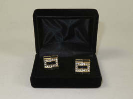 Men J.Valintin Cufflinks by Vitorofolo for French Cuff Shirt V39-62 Gold Diamond image 6