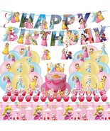 Mario Princess Peach Birthday Party Supplies, Mario Princess Peach Party... - £21.92 GBP