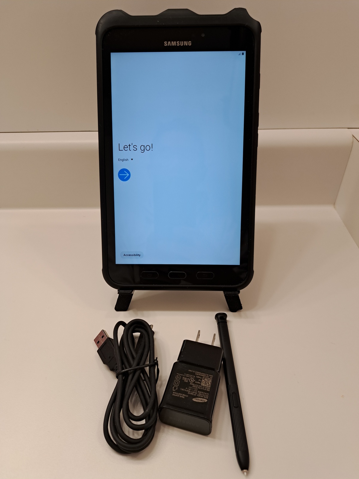 Samsung Galaxy Tab Active 2 16GB Wi-Fi + 4G (Unlocked) Verizon SM-T395 8 in - VG