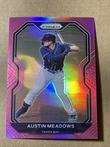 2021 Panini Prizm Austin Meadows Pink Holo Prizm Tampa Bay Rays #38 - £1.72 GBP