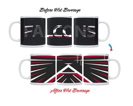 Color Changing! Falcons Wings ThermoH Exray Ceramic Coffee Mug - £10.26 GBP