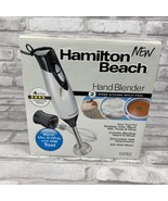 New In Box Hamilton Beach Hand Blender Model 59762  Metallic 2 Speed  - £34.62 GBP