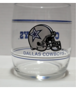 Vintage 1980's Dallas Cowboys 12oz Collectable Drinking Glass with Helme... - $8.95