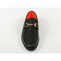 Men's TAYNO Shoes The Caprio L TAYNO leather Bit Loafer Black perforated image 2