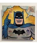 “Vintage Batman No. 9” Dr. Smash Pop Art  Surrealism Original Painting Rare - $557.58 CAD