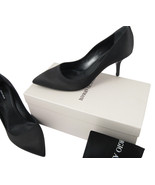 NEW $695 Giorgio Armani Classic Black Satin Shoes (Heels)! US 10.5 e 40.5 - $382.94 CAD