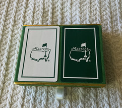 THE MASTERS Playing Cards | Double Deck | VTG | Augusta National Golf Club 2000 - £23.73 GBP
