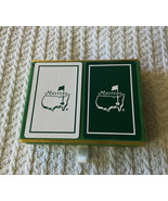 THE MASTERS Playing Cards | Double Deck | VTG | Augusta National Golf Cl... - £23.29 GBP
