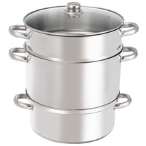 11-Quart Stainless Steel Fruit Juicer Steamer - Color: Silver - $148.49