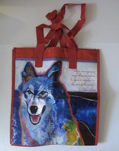 Shopping Tote Bag 15in Tall Elizabeth Haub Foundation, Wolf - £4.28 GBP