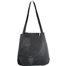 PVC Shoulder Tote Purse Utility Beach Rain Gear Outdoor Worklife Black - £12.33 GBP