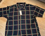 Black Plaid Soft Canvas Button Shirt Regal Wear Mens Sz 6XL NEW With Tags - £10.61 GBP