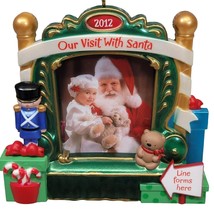 Hallmark Our Visit With Santa Photo Holder Christmas Tree Ornament 2012 Children - £5.50 GBP