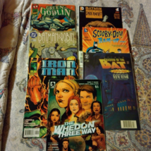 Scooby-Doo, Iron Man, Batman, The Whedon Three Way, Green Goblin, 7 comics - £12.13 GBP