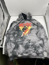 AC/DC Official 2020 Tie Dye Pullover Hoodie Size Medium M Multicolor - £15.52 GBP