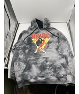 AC/DC Official 2020 Tie Dye Pullover Hoodie Size Medium M Multicolor - £15.81 GBP