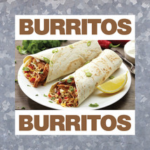 Burritos Mexican Food - Decal Concession Stand Food Truck Sticker - $4.95+