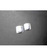 Sup Silver Square Stud Earrings 17mm, Handmade Womens Earrings, Silver J... - £31.17 GBP