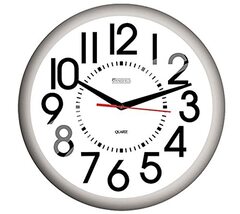 Taylor Precision 6760 Patio Clock, 13-1/4&quot; Dia., Big and Bold Style, in/... - $26.61